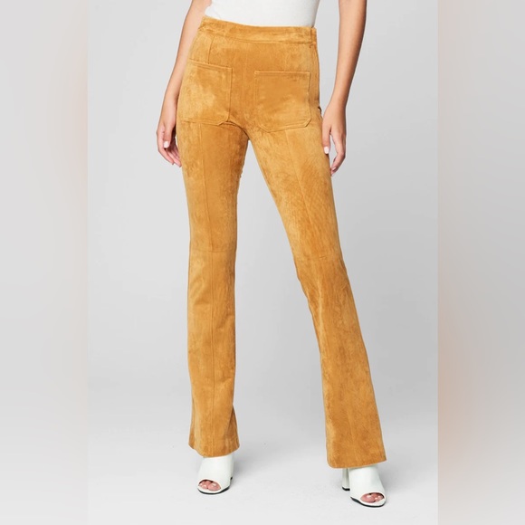 💫HP‼️💫 NWT BLANKNYC Faux Suede Patch Pocket Pant in Toasted Caramel, Size 31 - Picture 9 of 11